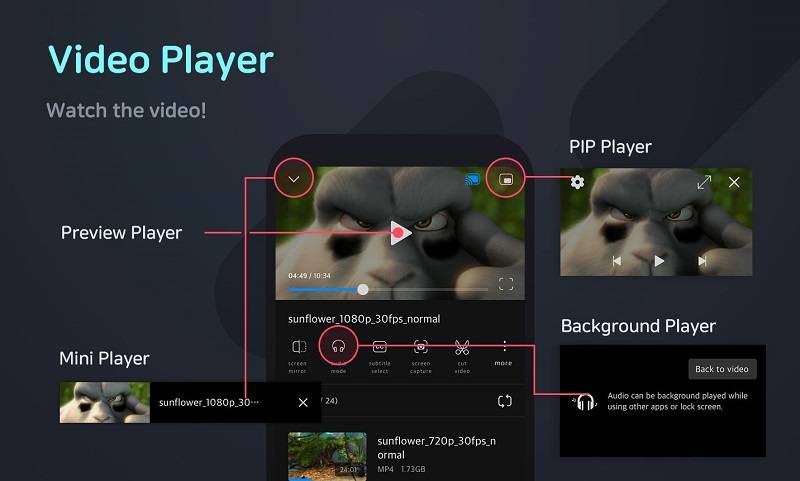 Schermata FX Player 2