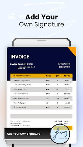 Invoice Maker and Generator Captura de tela 3