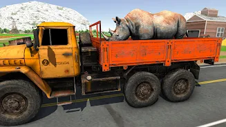 Animal Transport Truck Game Capture d'écran 0