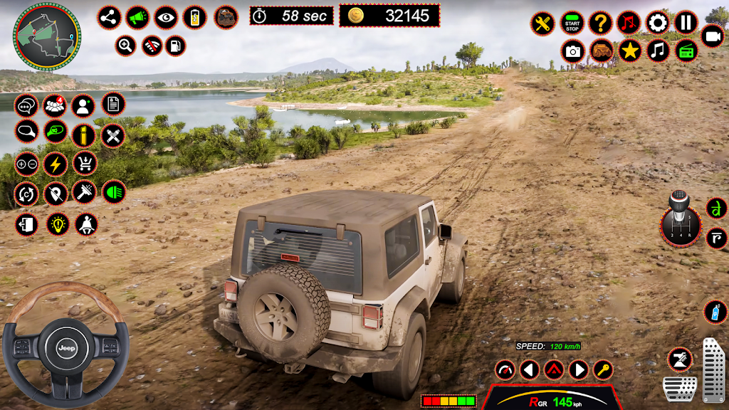 Schermata 4x4 Jeep Driving Offroad Games 2