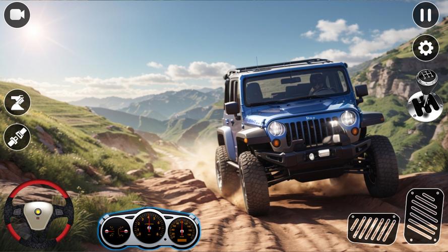 Offroad 4x4 Jeep Driving Games Captura de tela 1