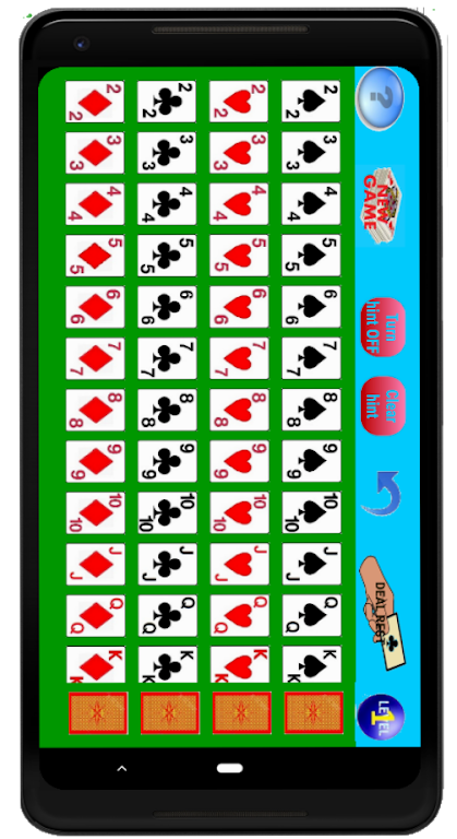 Differerent Solitaire game Ekran Görüntüsü 1