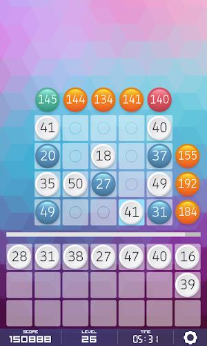 Sum+ Puzzle - Unlimited Level ဖန်သားပြင်ဓာတ်ပုံ 1