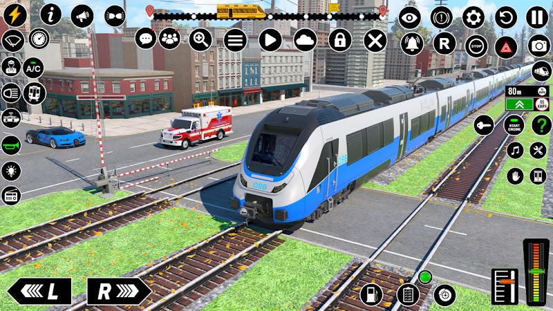 Real Indian Railway Train Game Captura de pantalla 1