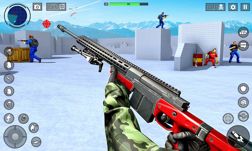 FPS War Game: Offline Gun Game Screenshot 1