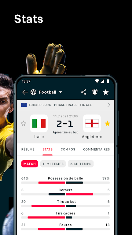Flashscore - flash résultats应用截图第3张