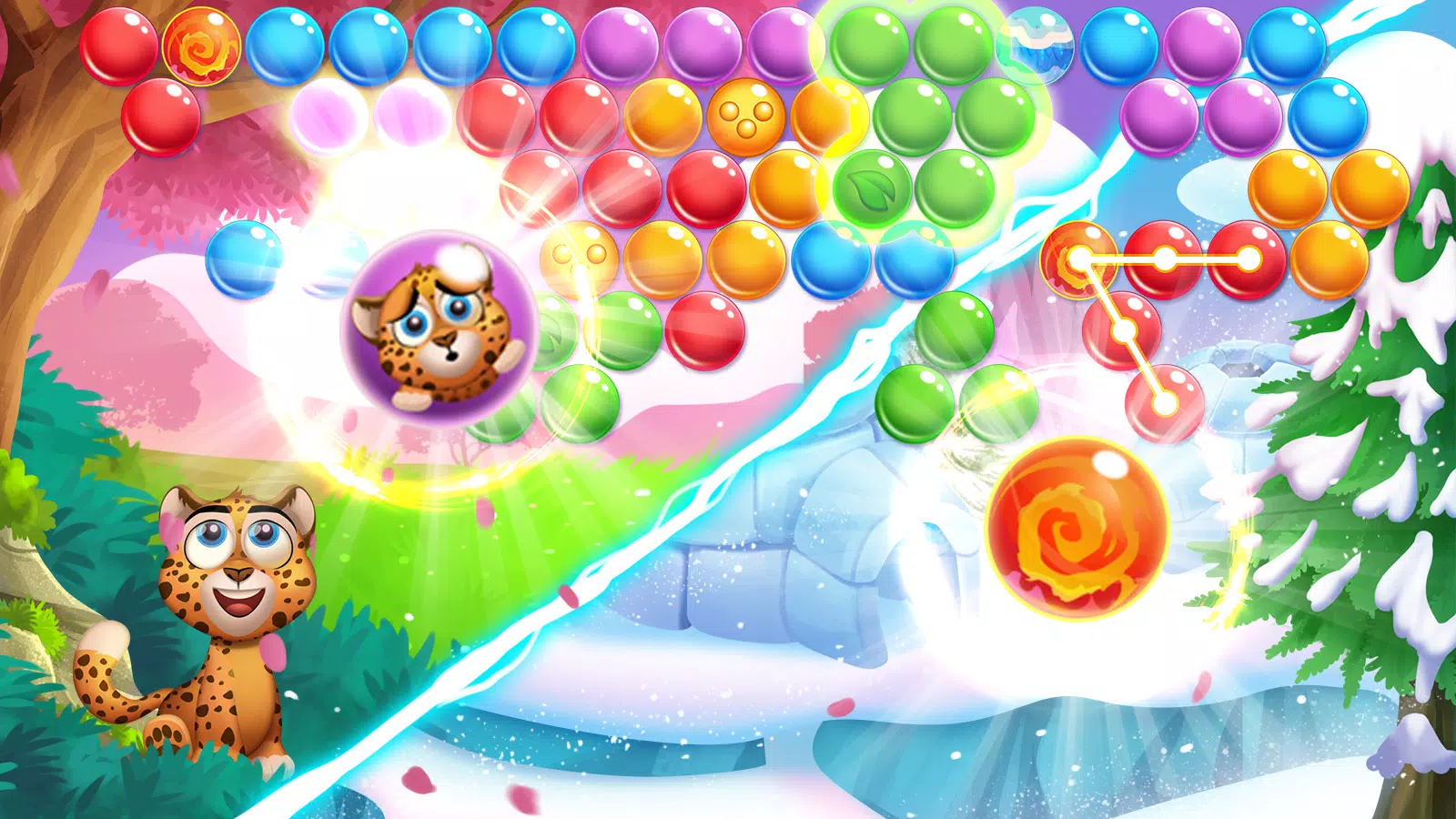 Bubble Pop: Wild Rescue Ekran Görüntüsü 0