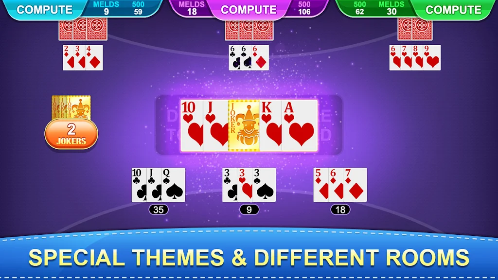 Rummy - Gin Rummy Card Games ภาพหน้าจอ 2