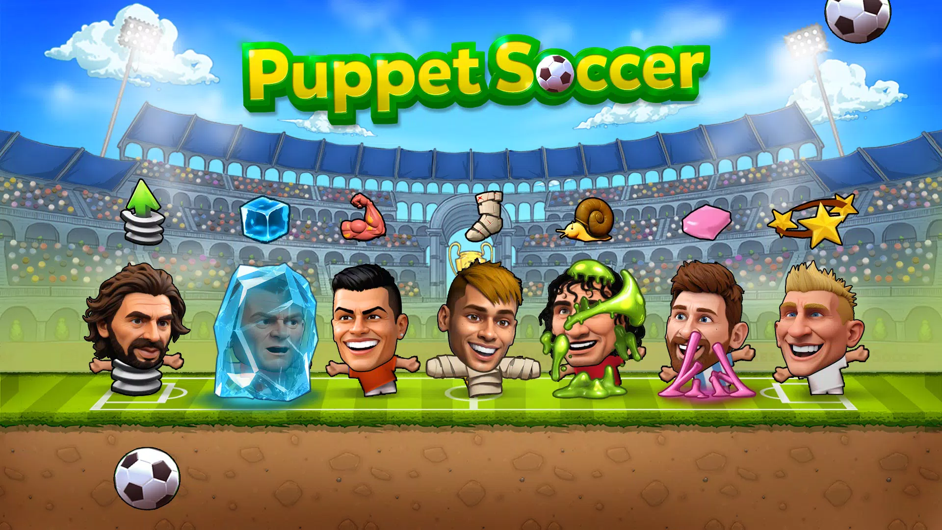 Schermata Puppet Soccer - Football 3