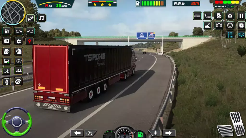 Real City Cargo Truck Driving Ekran Görüntüsü 3