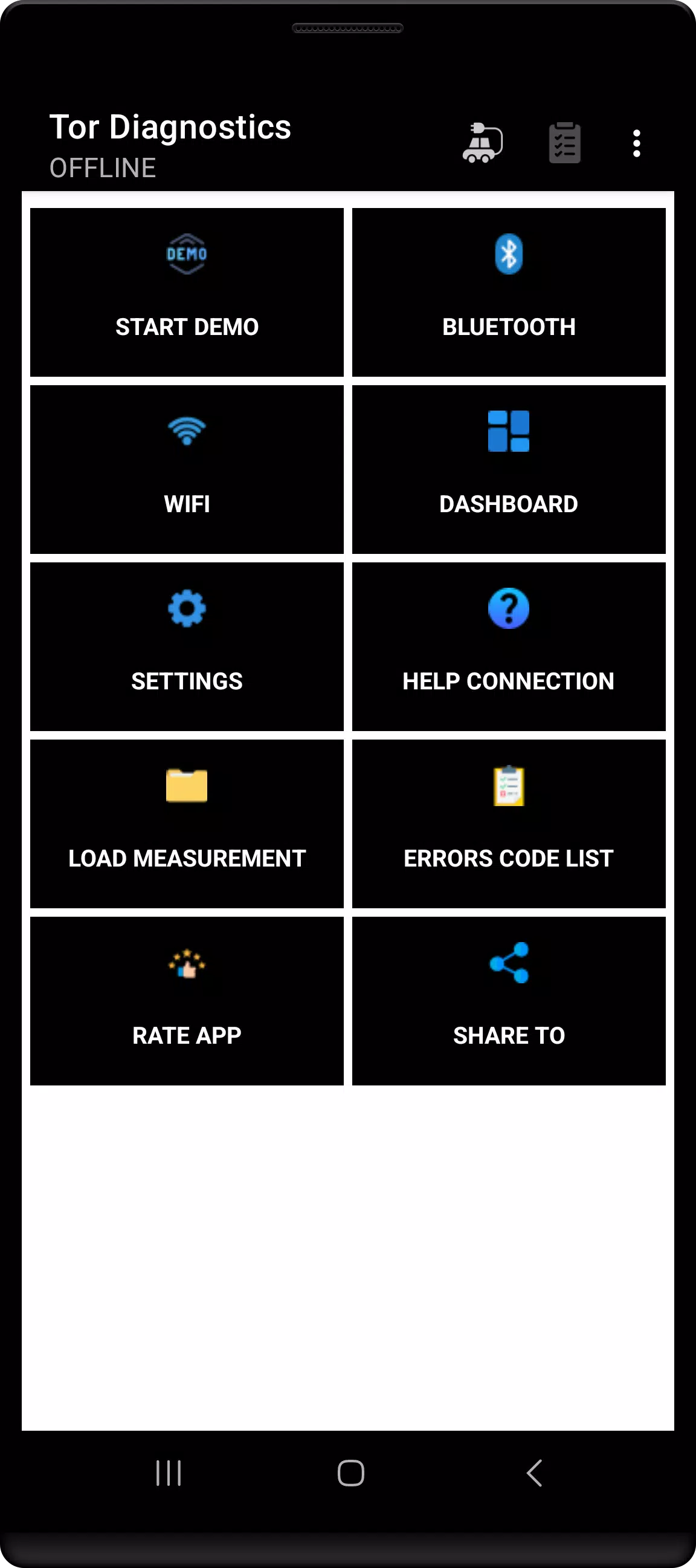 Tor OBD2 Diagnostics Tangkapan skrin 0