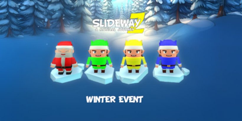 Slidewayz Buzzles получает немного морозного с новым обновлением Winter Wonderland