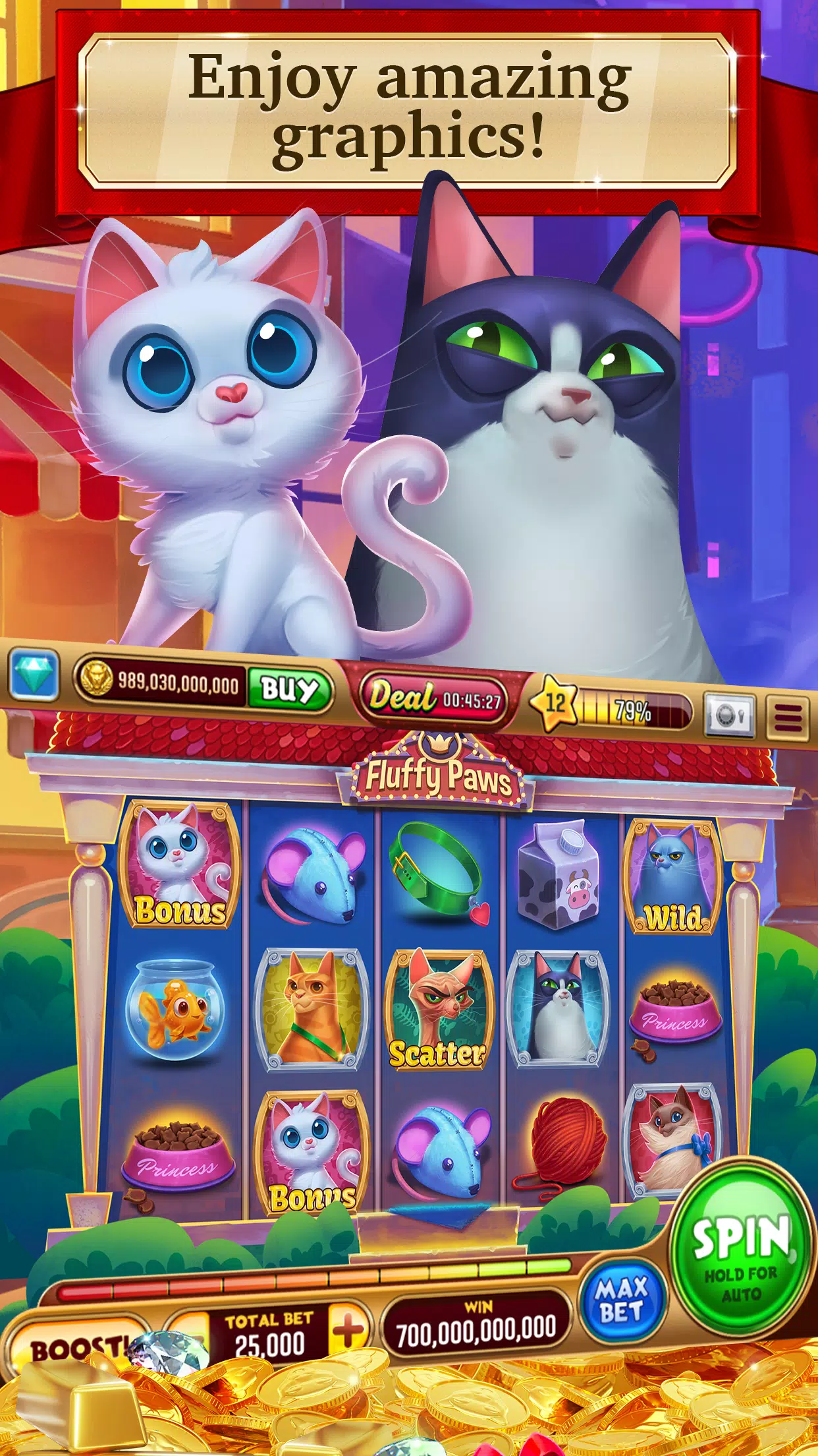 Slots Panther Vegas: Casino ภาพหน้าจอ 1