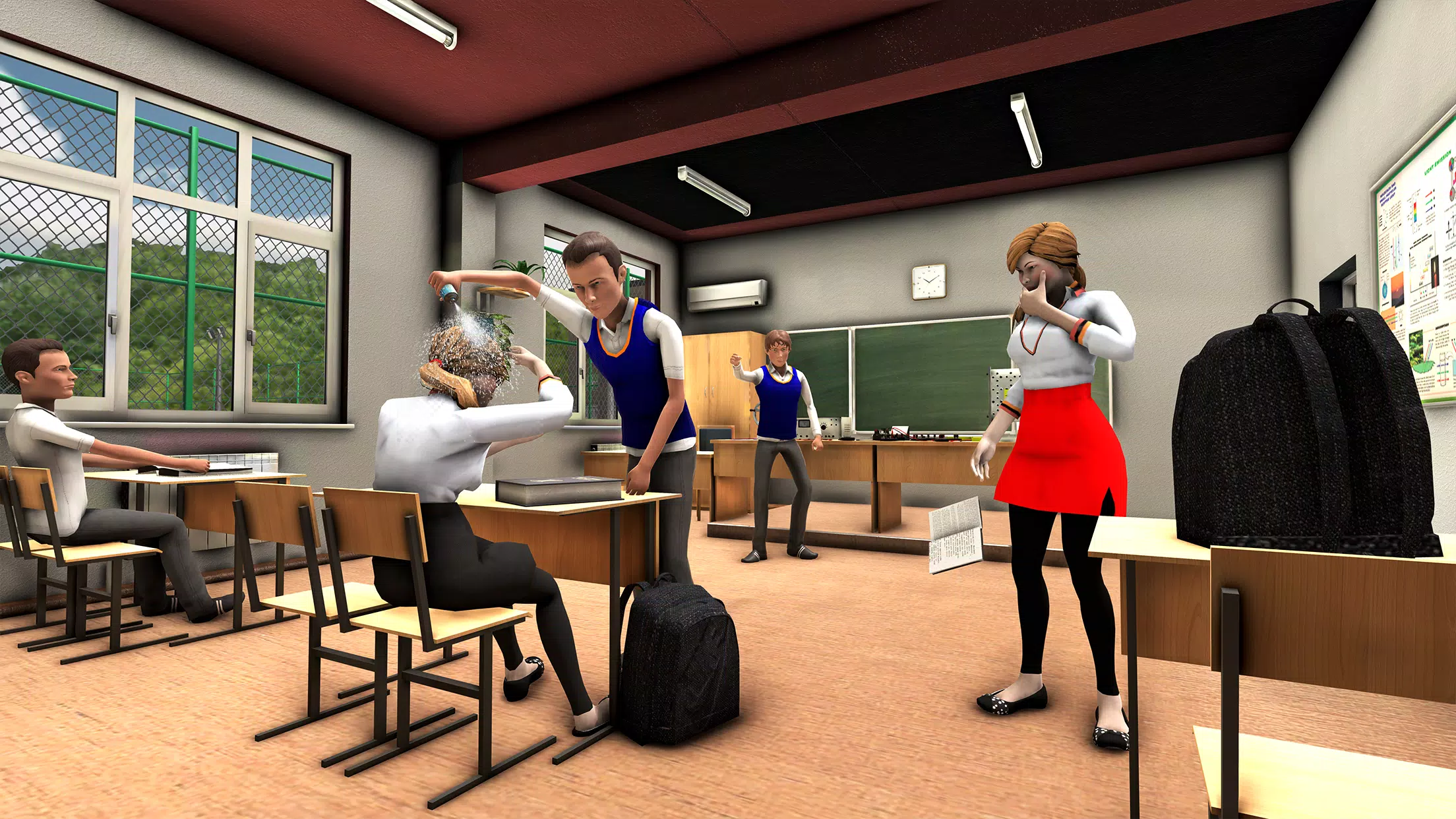 Bad Guys at School: Bad Boy 3D Скриншот 1