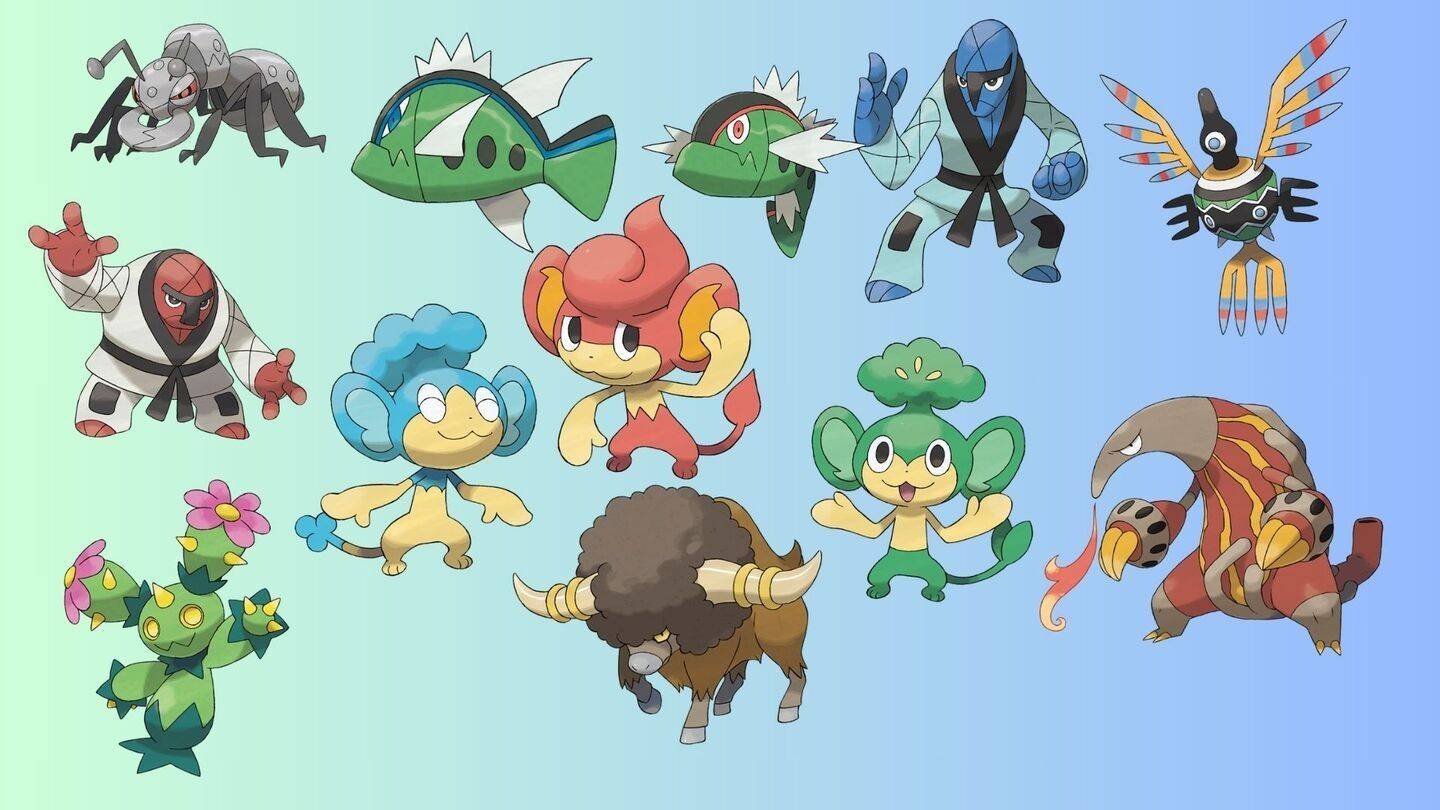 ငါး Pokemon ကိုငါးဆက်