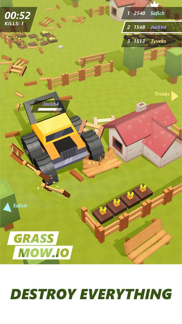 Grass mow.io - survive ဖန်သားပြင်ဓာတ်ပုံ 1