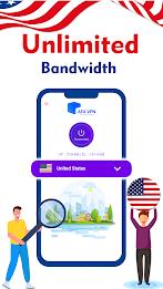 USA VPN - Fast Proxy VPN 螢幕截圖 0