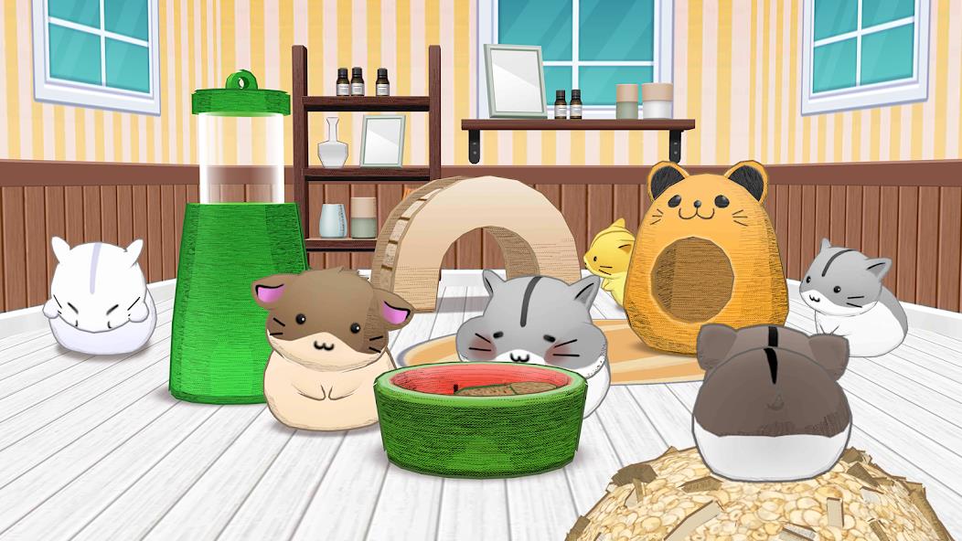 Hamster Life match and home Mod Ảnh chụp màn hình 1