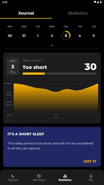 Sleep Tracker スクリーンショット 2