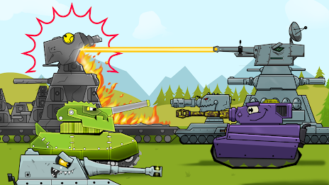 Merge Tanks: Tank War Combat Скриншот 1