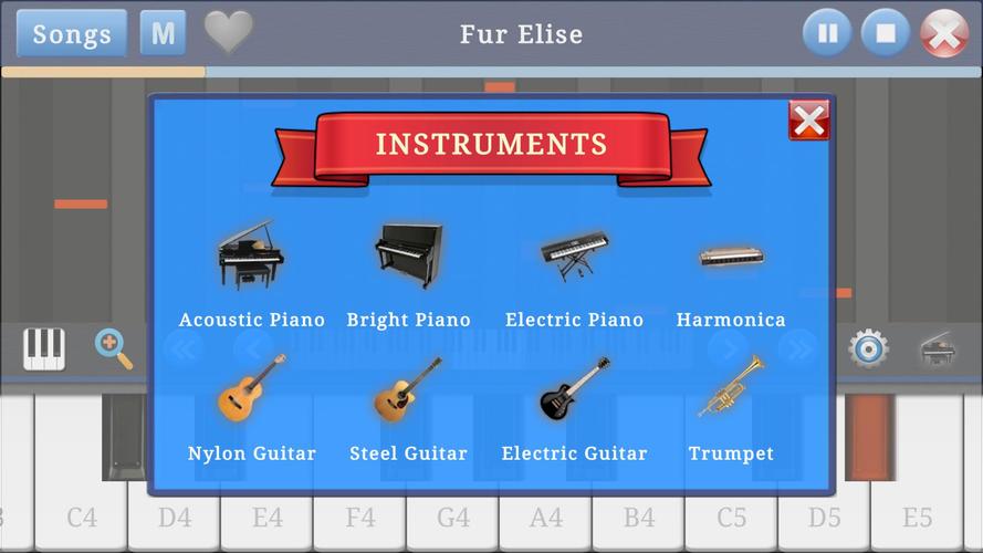Piano Music & Songs Captura de pantalla 2