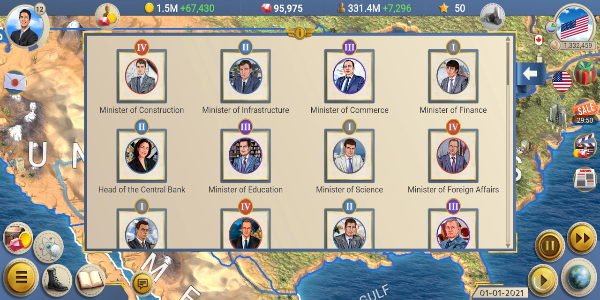 MA 2 – President Simulator Zrzut ekranu 1