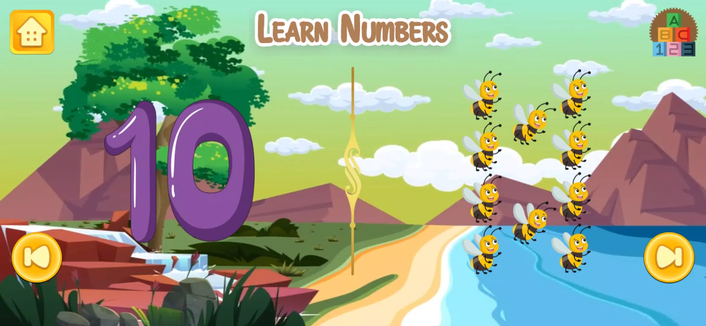 Learn numbers and letters Ảnh chụp màn hình 2