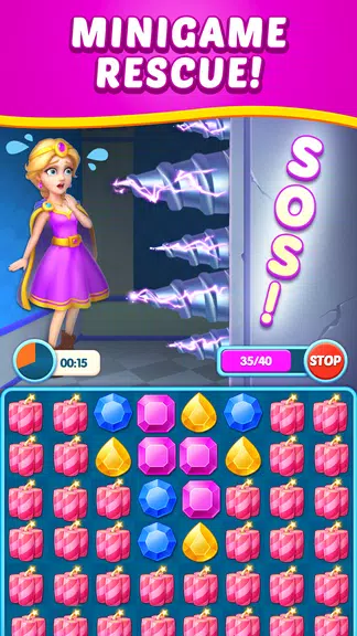 Jewel Hunter - Match 3 Games Zrzut ekranu 2