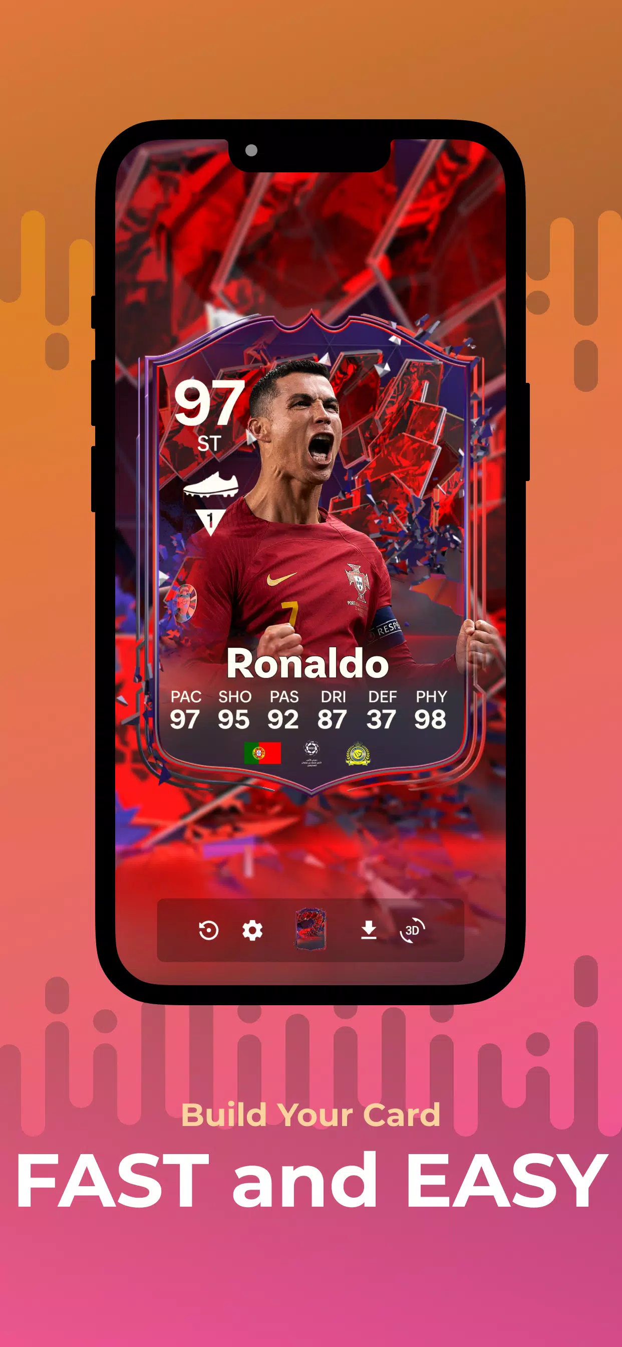 FUT Card Creator 24 Ảnh chụp màn hình 1