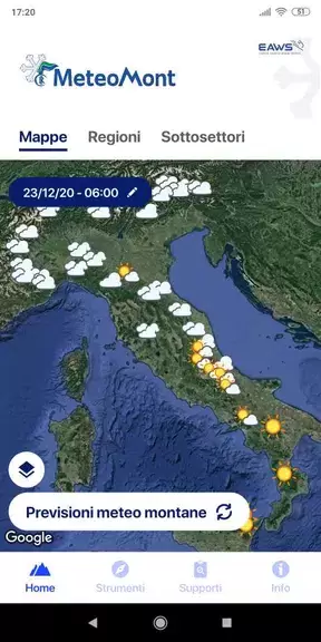 Meteomont Schermafbeelding 0