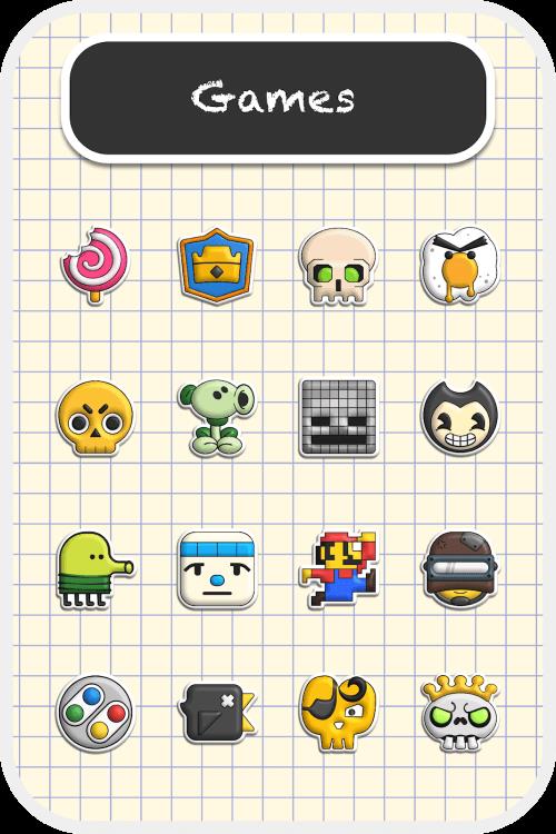 Poppin icon pack Tangkapan skrin 3