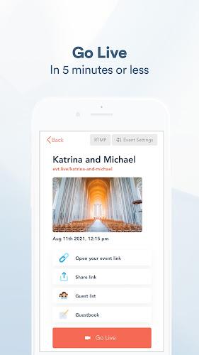 EventLive - Live Stream Events Schermafbeelding 3