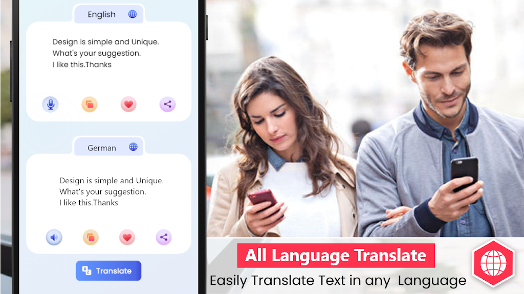 Text to speak : Translator Screenshot 3