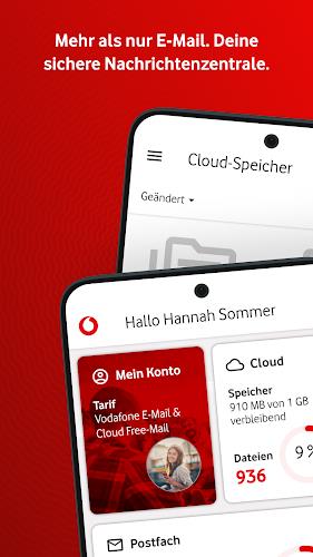 Vodafone E-Mail & Cloud ภาพหน้าจอ 0