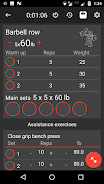 5x5 Workout Logger Ekran Görüntüsü 2