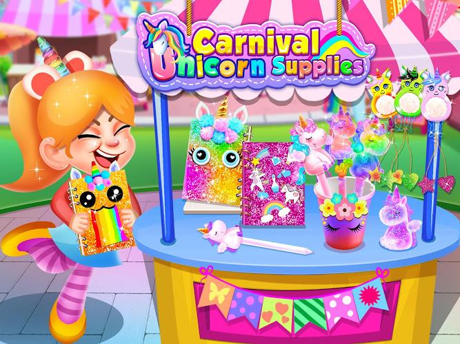 Carnival Unicorn School Supplies - Trendy Carnival Screenshot 0