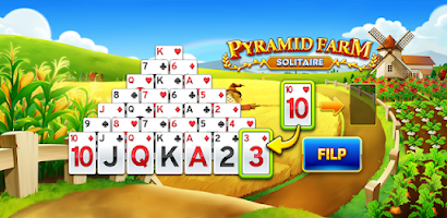 Schermata Pyramid Solitaire - Farm Trip 0