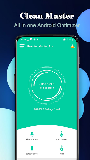 Booster Master Pro- Booster, Cleaner，Fast VPN スクリーンショット 0