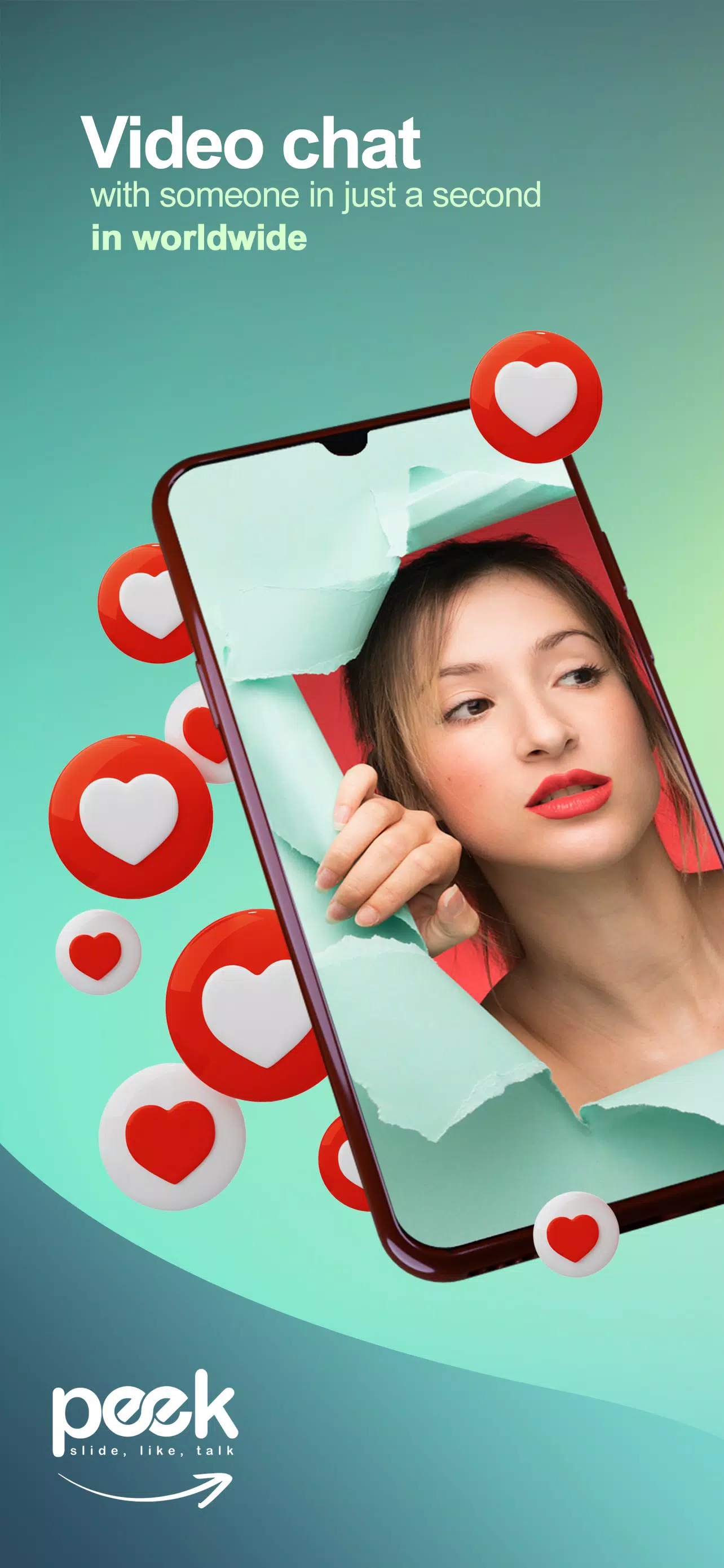 Peek - Live Video Chat Скриншот 0