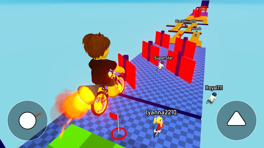 Obby bike: Parkour Adventure Captura de pantalla 2