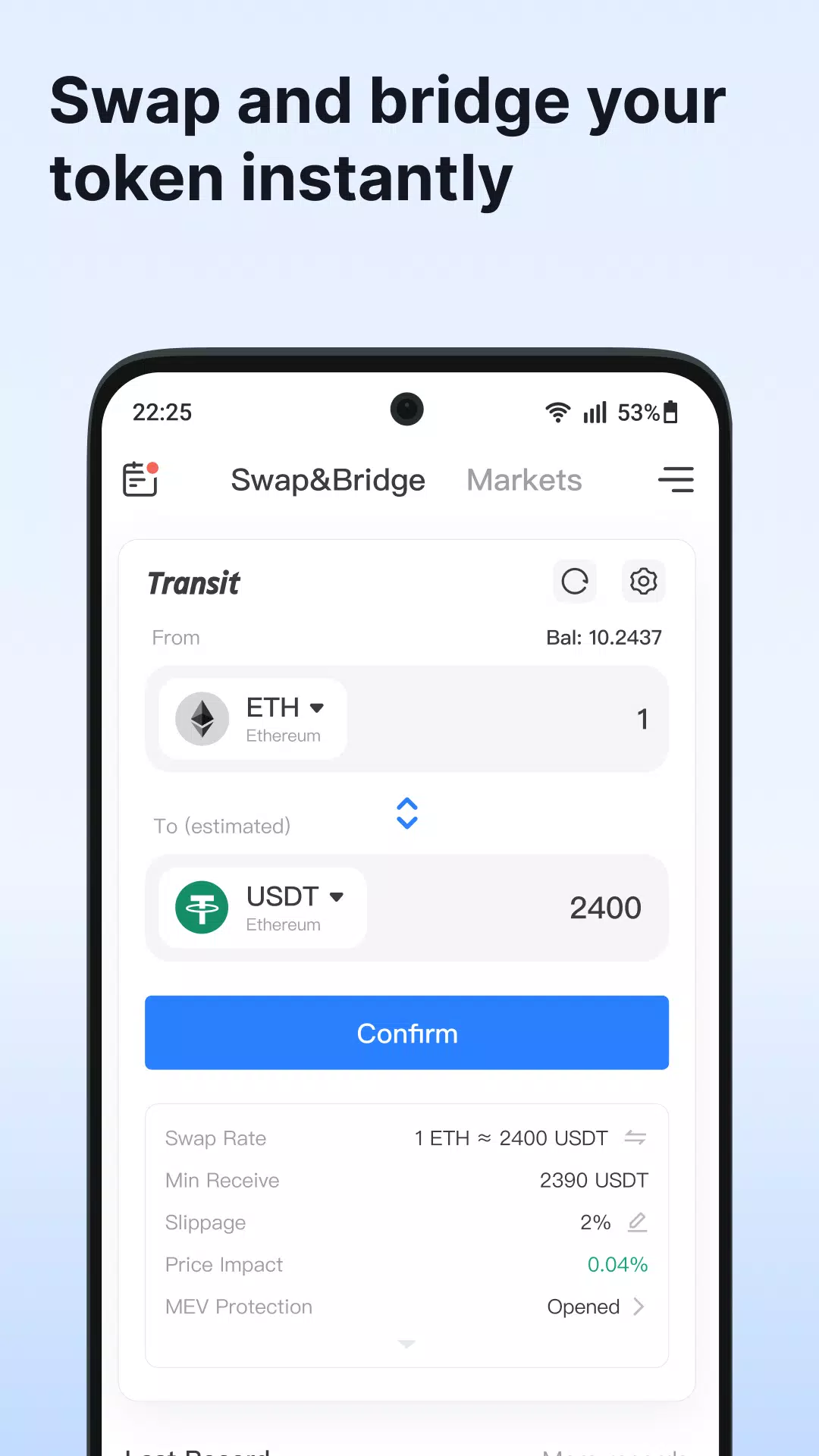 Schermata TokenPocket 1
