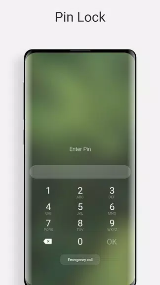 Modern Mi style Lock Screen Captura de tela 2