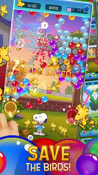 Bubble Shooter - Snoopy POP! 螢幕截圖 1