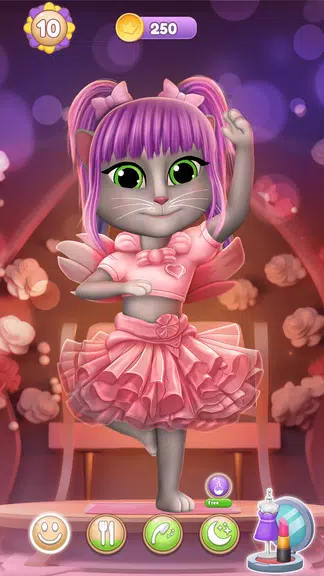 Virtual Pet Lily 2 - Cat Game Captura de pantalla 2