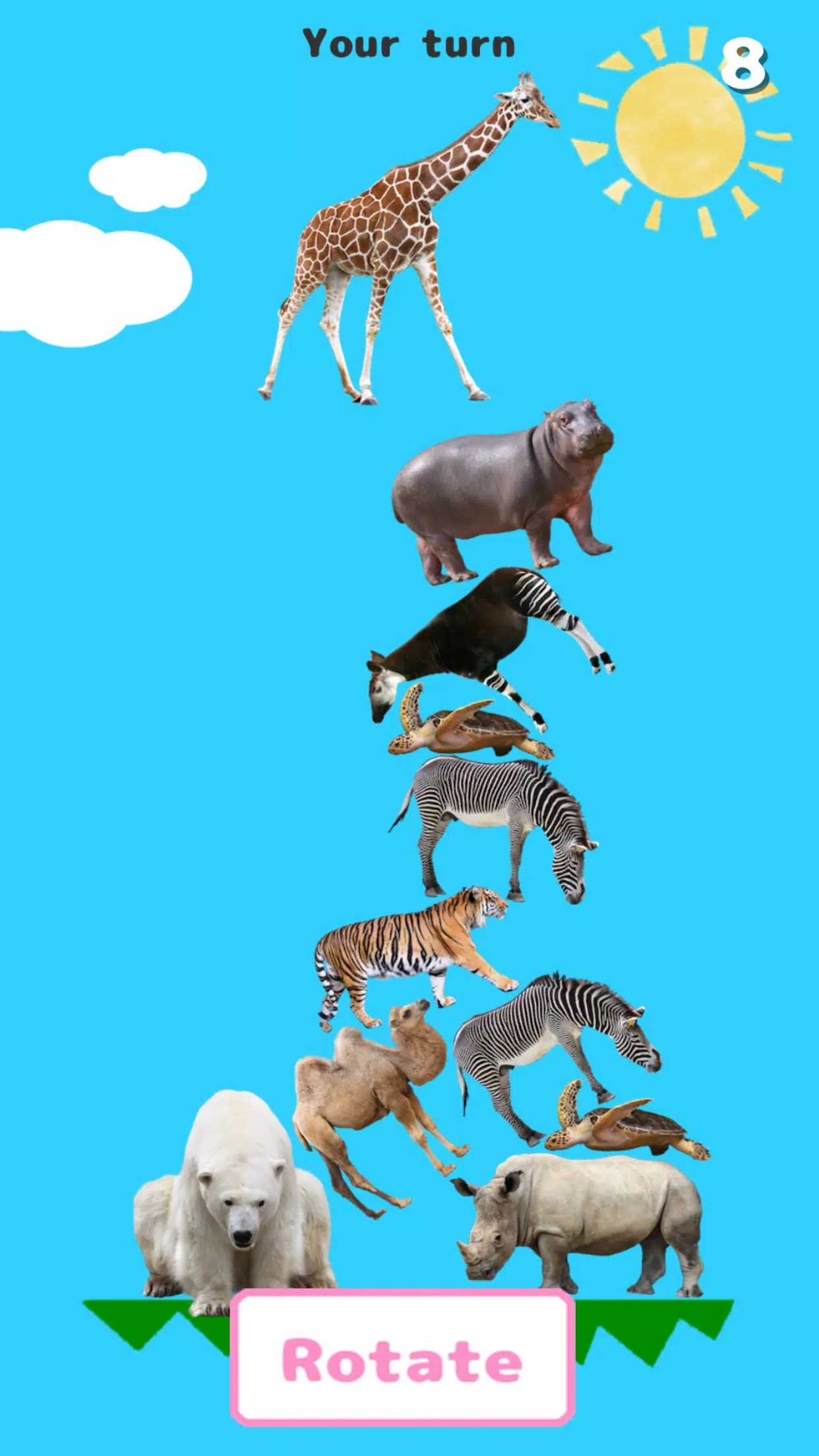 Animal Tower Battle Captura de pantalla 3