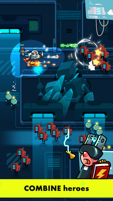 Space Squad: Crash Robots 스크린샷 2