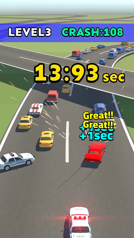 Car Chase And Crash Run 스크린샷 1