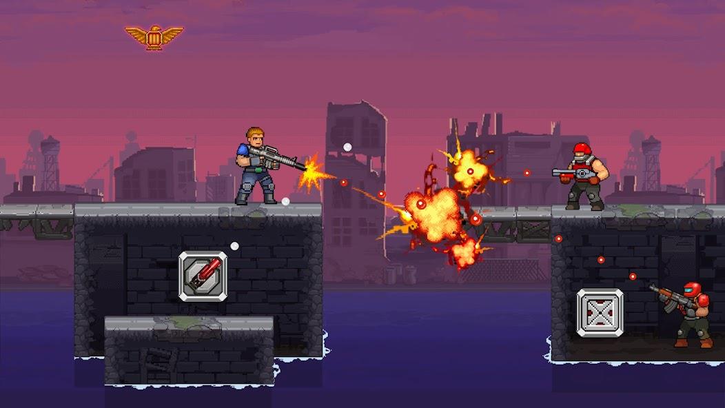 Gun Force Side-scrolling Game Mod Скриншот 2