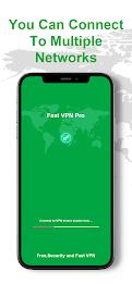 Fast VPN Pro - Secure Proxy ภาพหน้าจอ 1