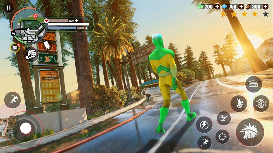 Super Rope Hero: Crime City Capture d'écran 3